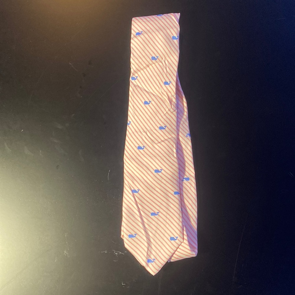 Vineyard Vines Striped Whale Tie